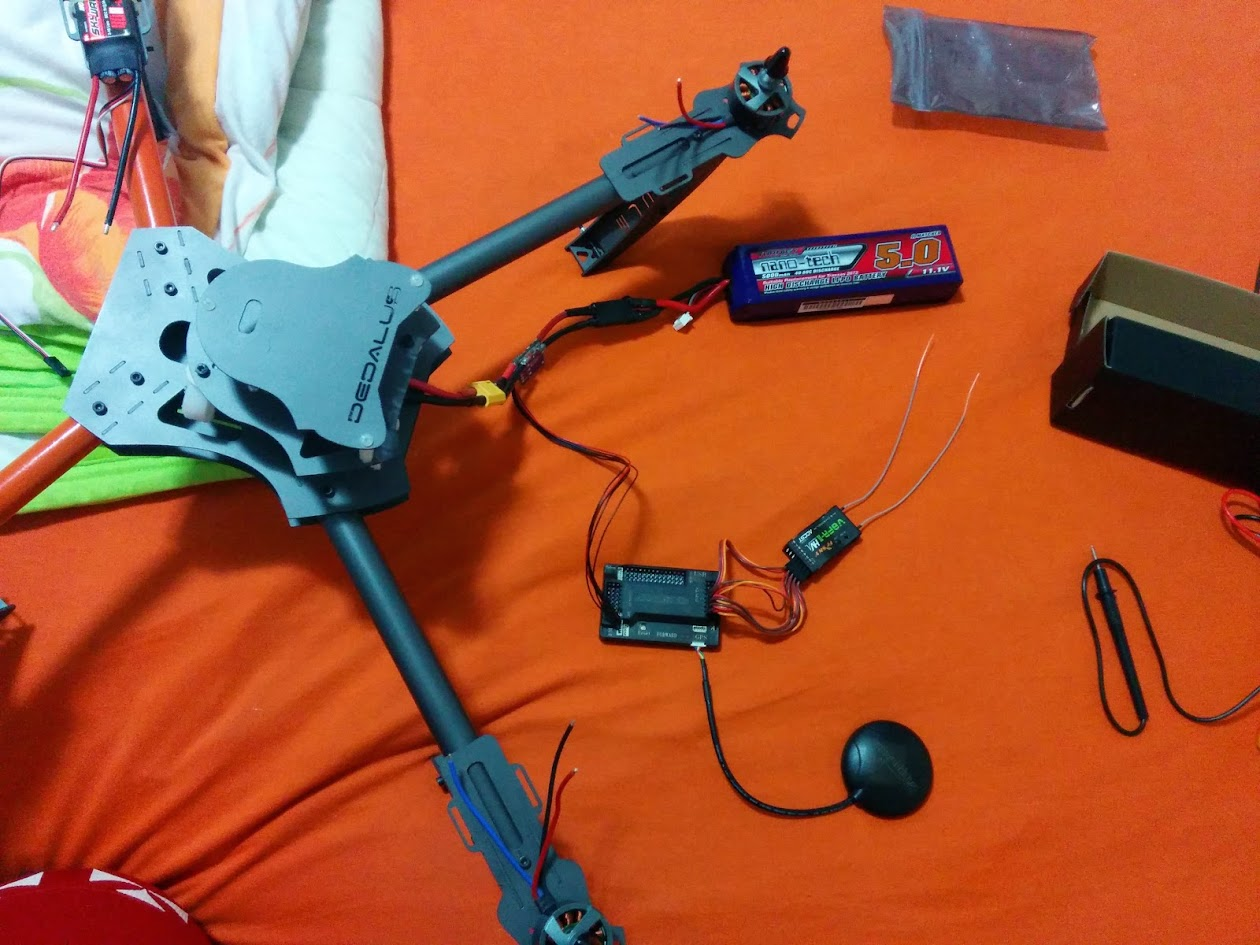 Frame Dedalus em montagem