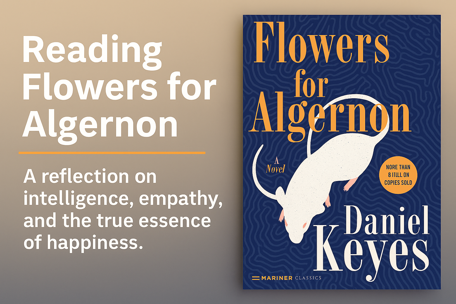 Book - Flowers for Algernon - Daniel Keyes