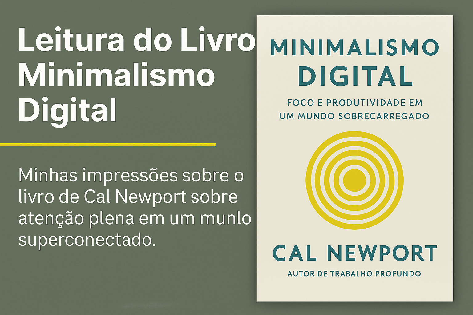 Minimalismo Digital - Cal Newport