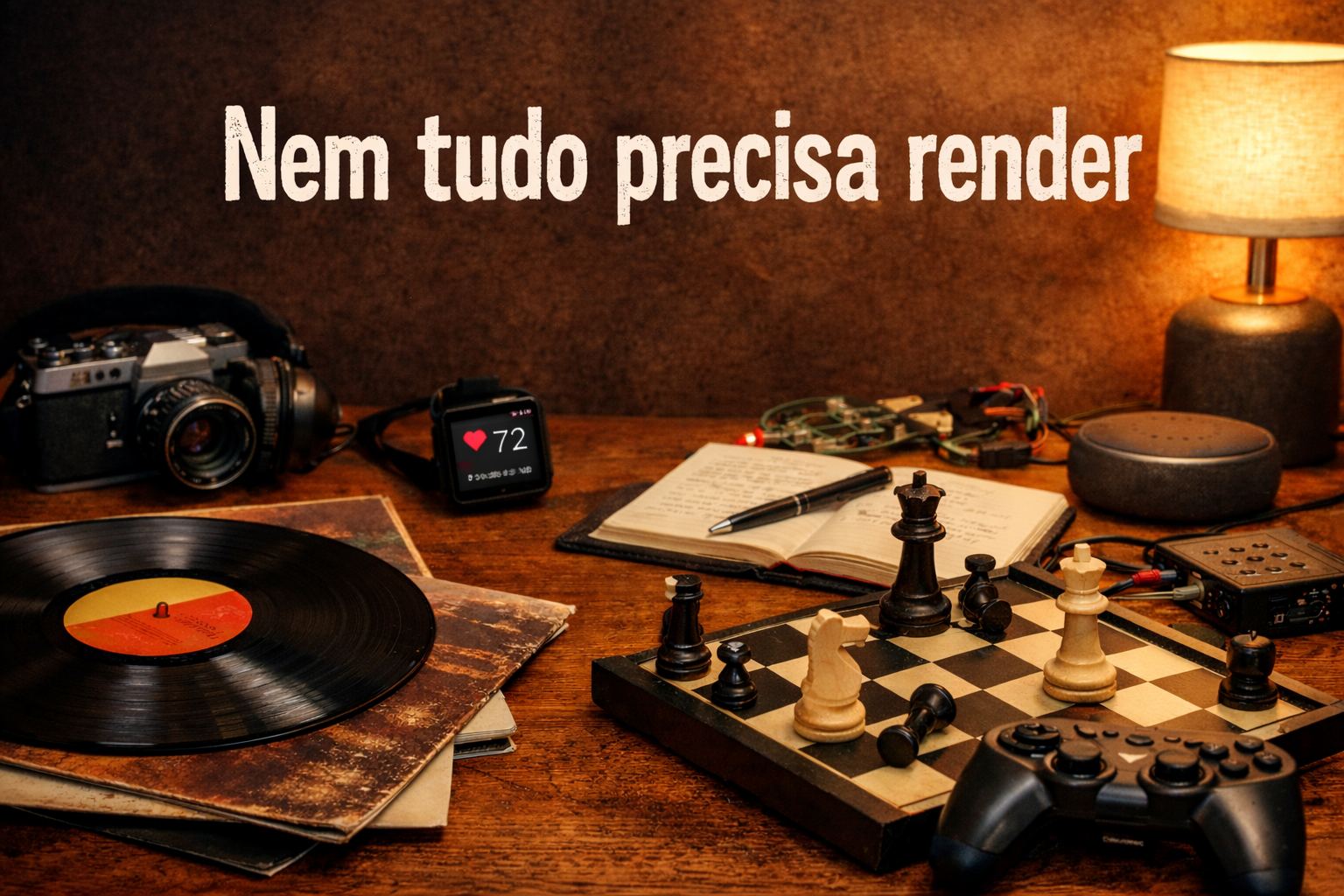 Nem tudo precisa render