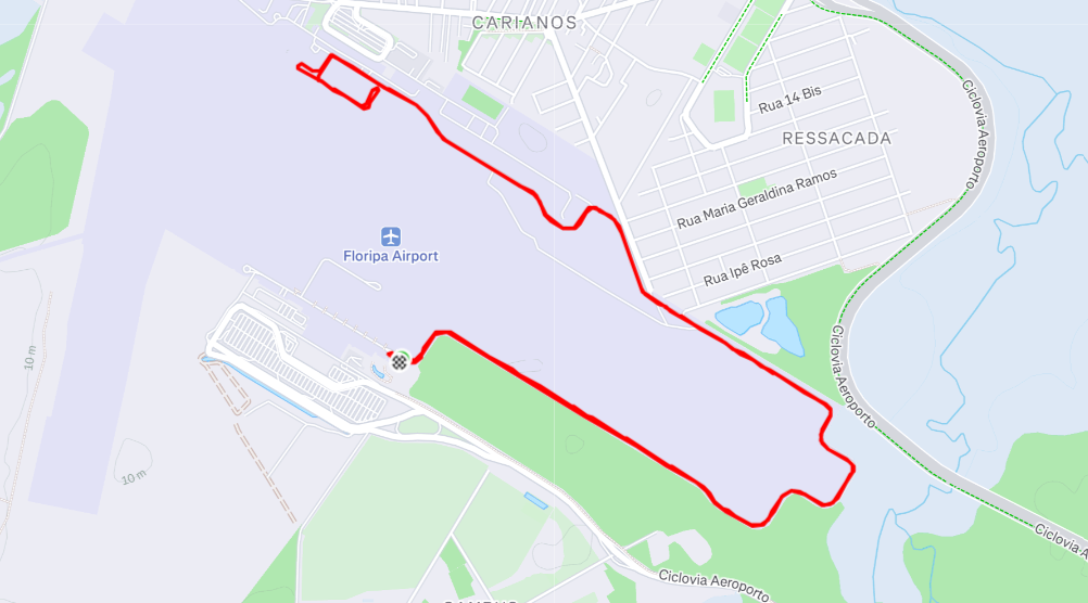 Mapa, Night Run Floripa Airport
