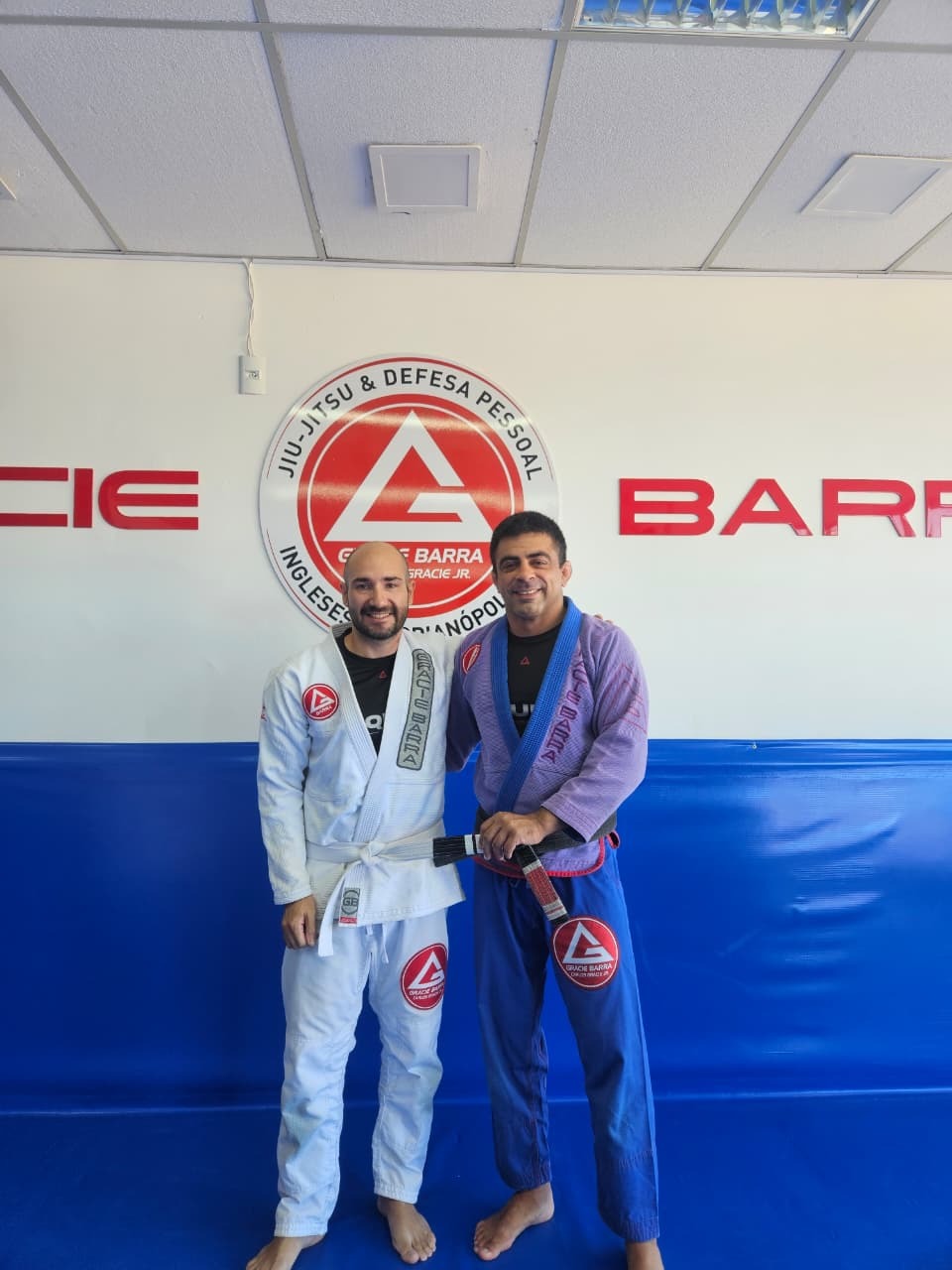 Primeiro grau na faixa branca de jiu-jitsu